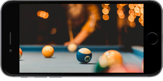 Video rendering in an indoor (1000 lux) environment IPHONE8 LCd